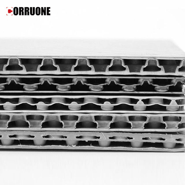 folhas brancas de Correx da placa plástica ondulada 10mm branca de 9mm 4mm