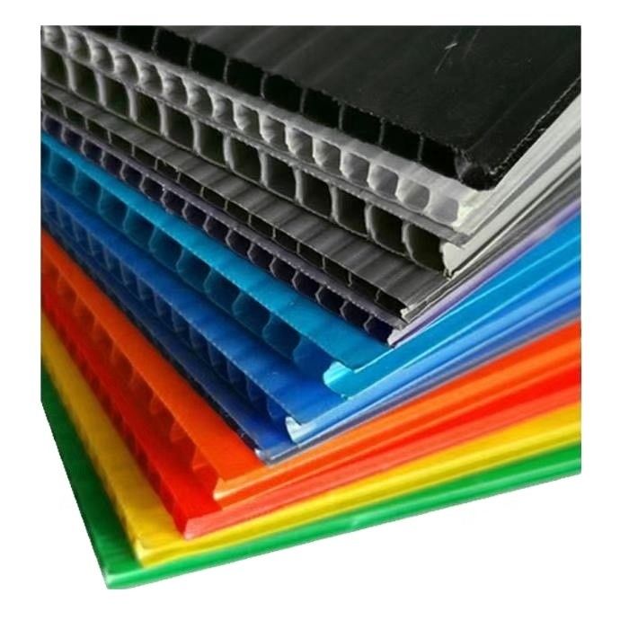 2mm 3mm 4mm 5mm 6mm 7mm PP corrugou os painéis do polipropileno da folha