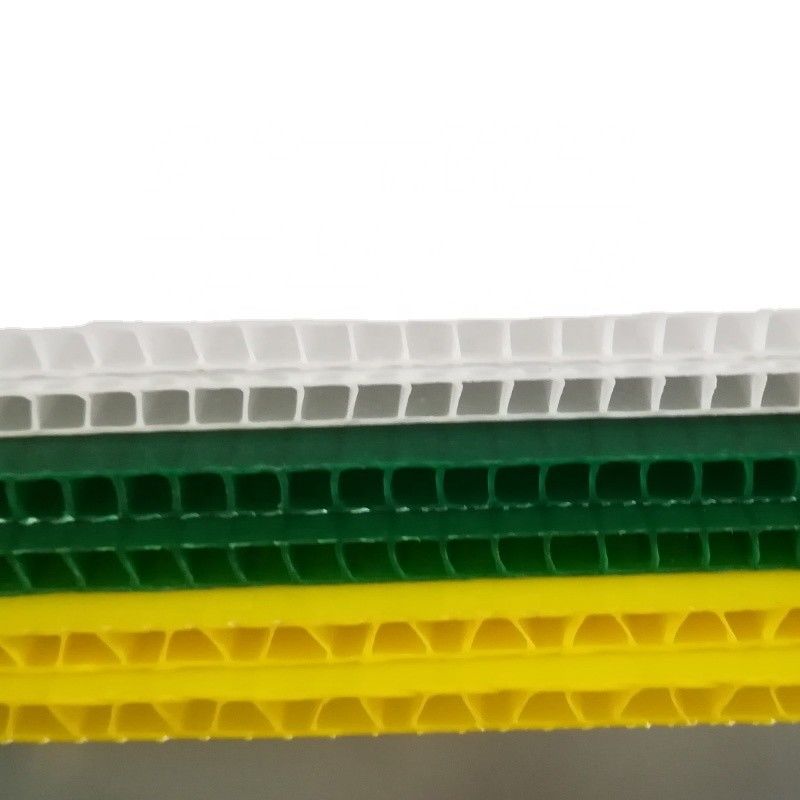 2mm 3mm 4mm 5mm 6mm 7mm PP corrugou os painéis do polipropileno da folha