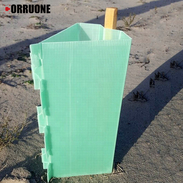 Folha de honeycomb plástico barato folha de plástico protetor folha de plástico pp folha de plástico ondulado que protege eficazmente as árvores jovens