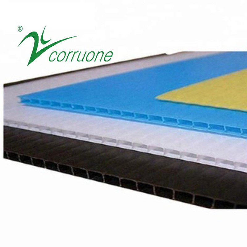 as placas do sinal de 4mm 5mm 4x8 Coroplast reciclaram folhas plásticas onduladas