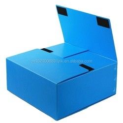 1.5mm-30mm PP corrugou o azul verde branco das caixas do empacotamento plástico