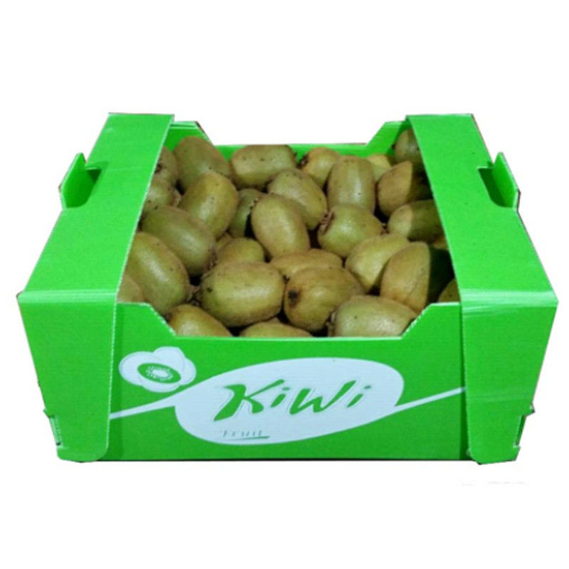 Caixa de plástico corrugado de PP para vegetais e frutas Caixa de embalagem de brócolis de milho e agricultura