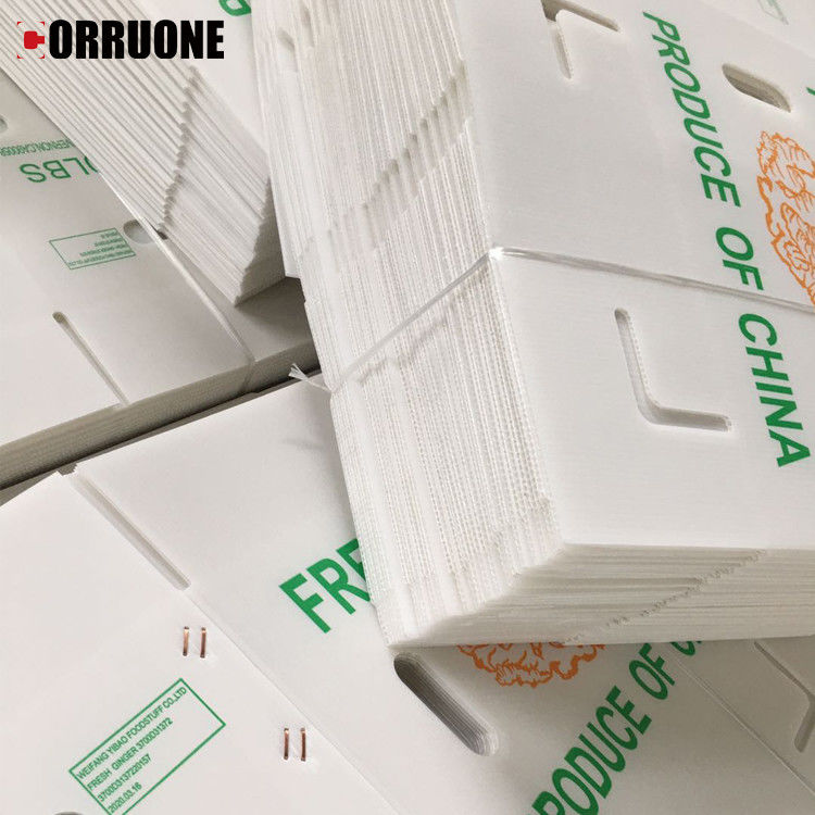 a caixa ondulada Cartonplast da manga de 3.5mm corrugou caixas para o empacotamento do fruto