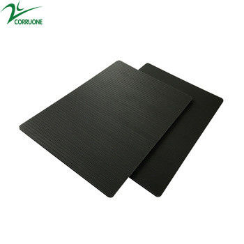 Folhas plásticas verdes do cartão 4x8 das folhas 5mm de Coroplast 4 x 8