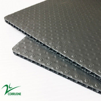 Folhas plásticas verdes do cartão 4x8 das folhas 5mm de Coroplast 4 x 8