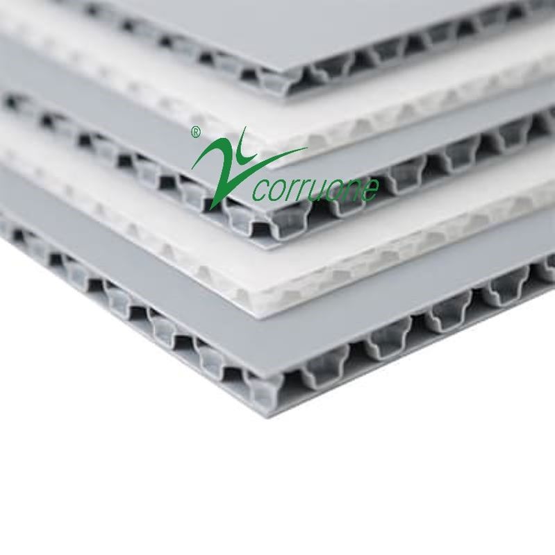 Rolo plástico ondulado da proteção da tampa 2mm-12mm Correx do anti deslizamento