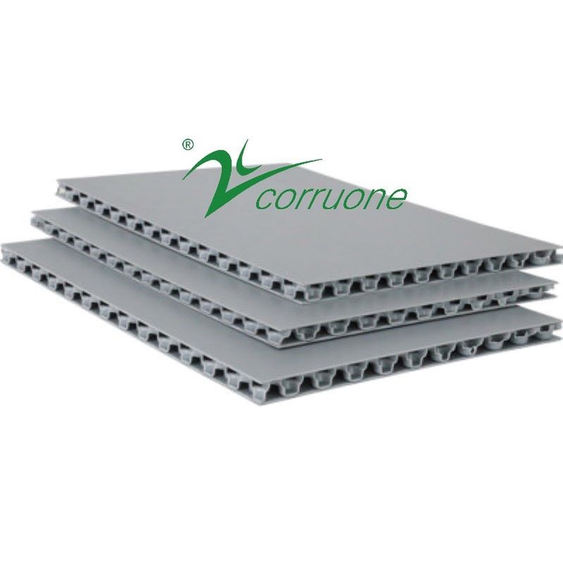 Rolo plástico ondulado da proteção da tampa 2mm-12mm Correx do anti deslizamento