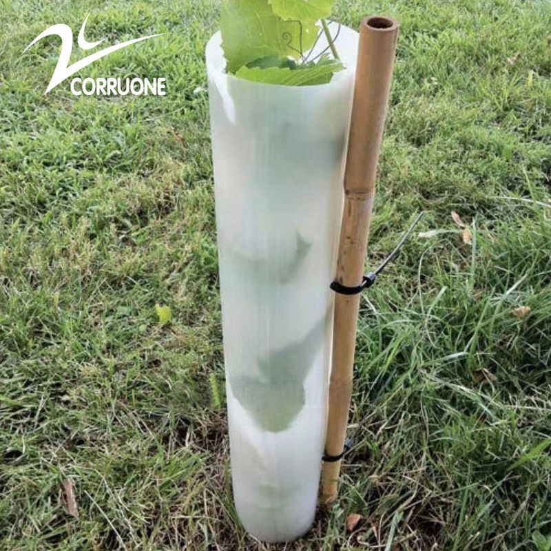 Protector de árvores de plástico corrugado de PP flexível e impermeável para árvores